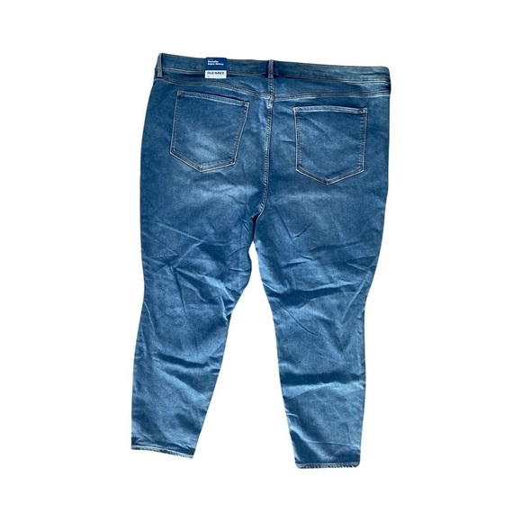 Old Navy Plus Size Rockstar High- Rise Super Skinny Jeans NWT Size 28 - Picture 2 of 7